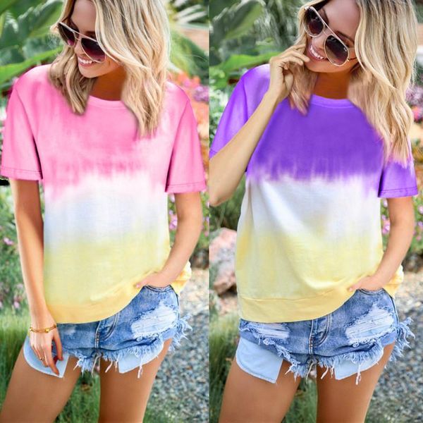 summer women gradient t-shirt 2021 casual short sleeve o-neck tshirts fashion street ladies tee tie dye print purple pink women's, White
summer women gradient t-shirt 2021 casual short sleeve o-neck tshirts fashion street ladies tee tie dye print purple pink women's, White