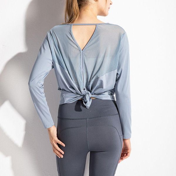 yoga outfit mesh clothes loose fitness long-sleeved t-shirt women sports running quick-drying breathable beauty back blouse
yoga outfit mesh clothes loose fitness long-sleeved t-shirt women sports running quick-drying breathable beauty back blouse