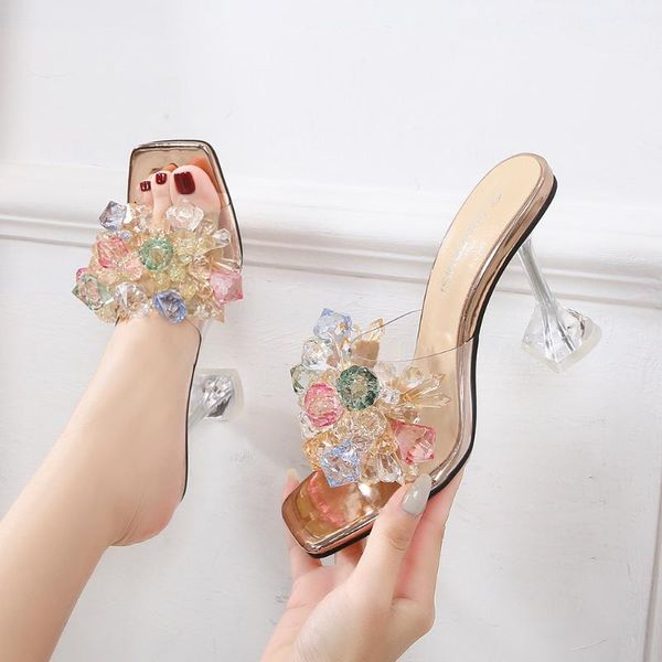 slippers hkxn high heel sandals women stage catwalk heels shoes large size elegant ladies transparent clear, Black
slippers hkxn high heel sandals women stage catwalk heels shoes large size elegant ladies transparent clear, Black