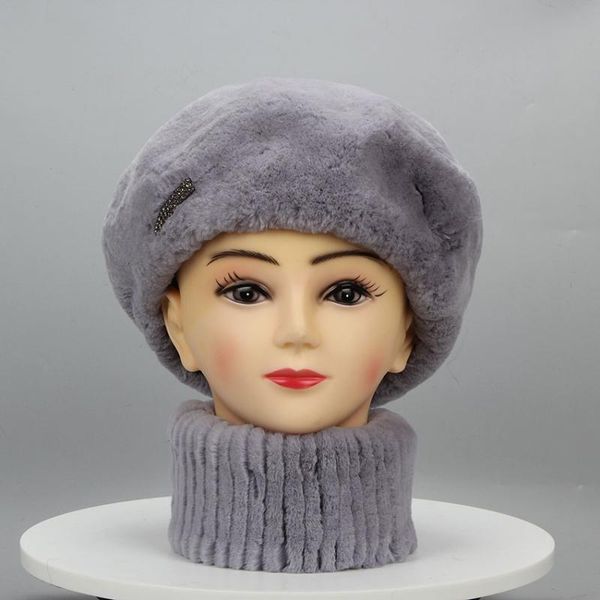 hats, scarves & gloves sets women french beret solid color elegant ladies rex fur winter russian hat scarf 2 pieces soft retro plain, Blue;gray
hats, scarves & gloves sets women french beret solid color elegant ladies rex fur winter russian hat scarf 2 pieces soft retro plain, Blue;gray