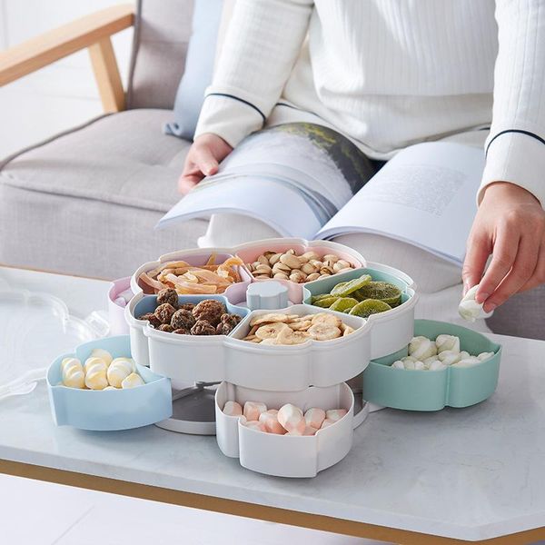 storage bottles & jars nordic style rotating fruit plate candy box living room dry partition with cover melon seeds nut
storage bottles & jars nordic style rotating fruit plate candy box living room dry partition with cover melon seeds nut
