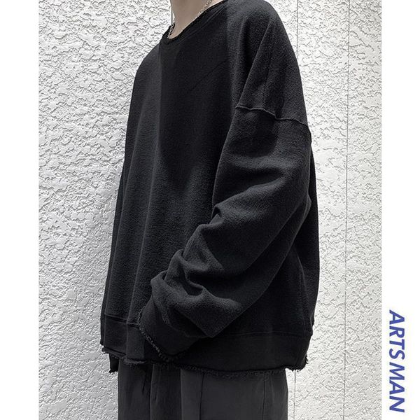 mens sweater spring and autumn new ins sweater men's korean loose leisure trend solid color long sleeve t-shirt fashion, Black
mens sweater spring and autumn new ins sweater men's korean loose leisure trend solid color long sleeve t-shirt fashion, Black