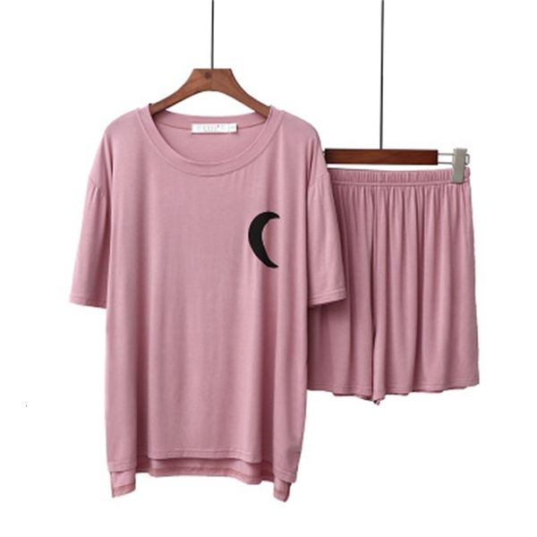 women's sleepwear summer modal shorts short sleeve pajamas women round neck comfortable pijamas set loose casual home wear suit pyjama, Black;red
women's sleepwear summer modal shorts short sleeve pajamas women round neck comfortable pijamas set loose casual home wear suit pyjama, Black;red