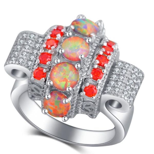 wedding rings fashion retro style romantic opal ring feminine charm banquet accessories valentine's day gift wholesale, Slivery;golden
wedding rings fashion retro style romantic opal ring feminine charm banquet accessories valentine's day gift wholesale, Slivery;golden