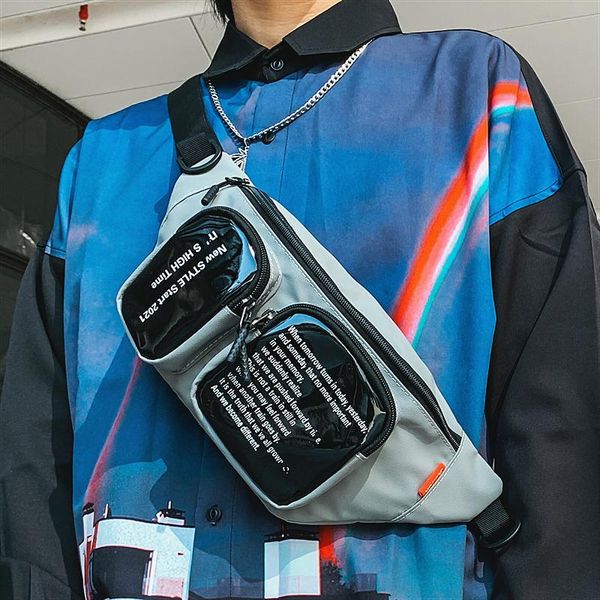 chest bag fashion brand ins messenger japanese tooling style shoulder couple transparent functional waist bags
chest bag fashion brand ins messenger japanese tooling style shoulder couple transparent functional waist bags
