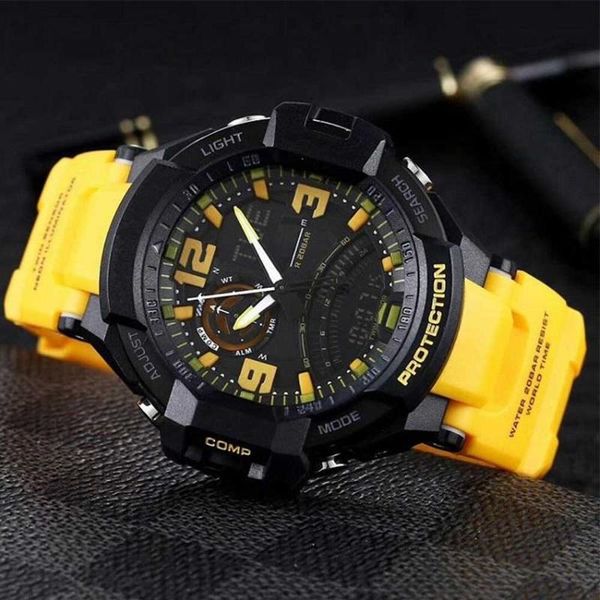 wristwatches ga-1000 trend 2021 high-quality sports and leisure men's watch led digital dual display full-featured women's, Slivery;brown
wristwatches ga-1000 trend 2021 high-quality sports and leisure men's watch led digital dual display full-featured women's, Slivery;brown