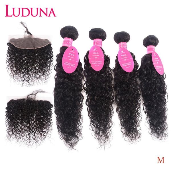 human hair bulks luduna water wave weave bundles with frontal 4 closure remy for black woman
human hair bulks luduna water wave weave bundles with frontal 4 closure remy for black woman