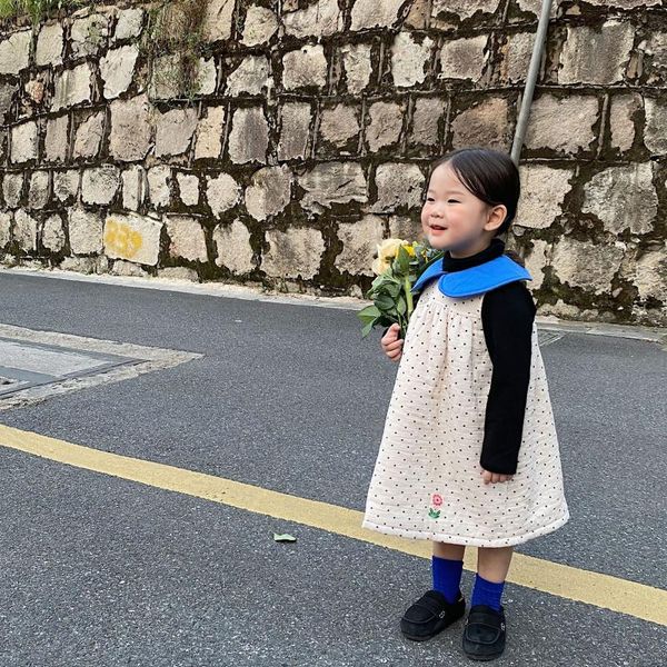 girl's dresses 2021 style girls thicken dots dress fashion cotton winter kids clothes 1-7 years, Red;yellow
girl's dresses 2021 style girls thicken dots dress fashion cotton winter kids clothes 1-7 years, Red;yellow