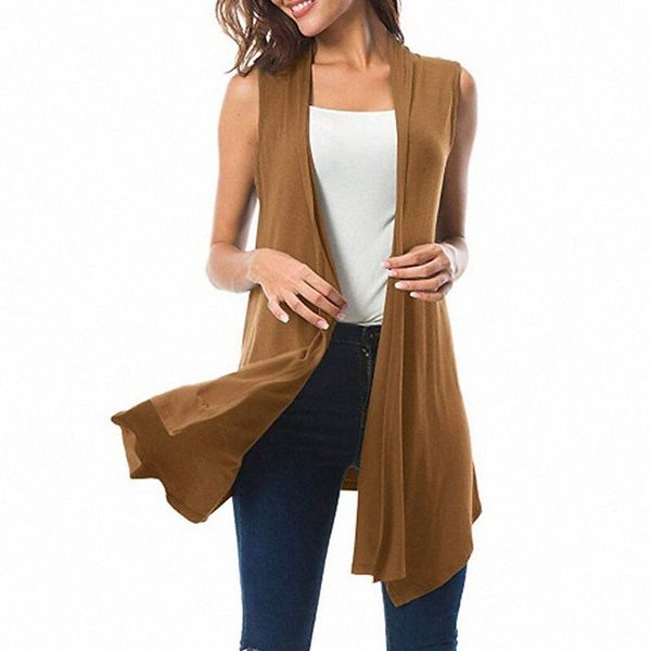 women's vest gilet street daily holiday spring summer long coat regular fit breathable casual streetwear jacket sleeveless solid color, Black;brown
women's vest gilet street daily holiday spring summer long coat regular fit breathable casual streetwear jacket sleeveless solid color, Black;brown