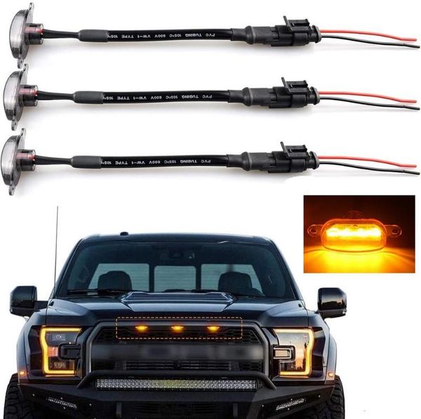 3pcs/set auto front grille high-brightness led chips lights for 2004-2021 f150 f250 f350 raptor waterproof car headlights
3pcs/set auto front grille high-brightness led chips lights for 2004-2021 f150 f250 f350 raptor waterproof car headlights
