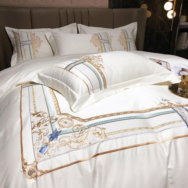 bedding sets light luxury high-end double cotton embroidery simple wind four-piece set quilt cover bedspread
bedding sets light luxury high-end double cotton embroidery simple wind four-piece set quilt cover bedspread