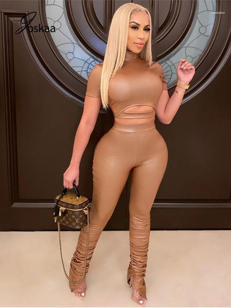 women's tracksuits women's joskaa women y2k street pu two piece sets leather short sleeve hollow out turtleneck crop stacked p, Gray
women's tracksuits women's joskaa women y2k street pu two piece sets leather short sleeve hollow out turtleneck crop stacked p, Gray