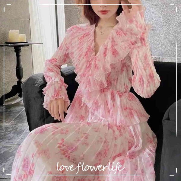 v-neck vingate dress women long sleeve floral midi dress beach party dress korean swweet office lady summer 210521, Black;gray
v-neck vingate dress women long sleeve floral midi dress beach party dress korean swweet office lady summer 210521, Black;gray