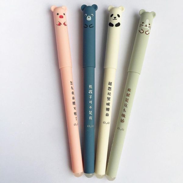 gel pens 4 pcs/lot cute black ink pen cartoon bear panda pink mouse erasable blue school office supply gift
gel pens 4 pcs/lot cute black ink pen cartoon bear panda pink mouse erasable blue school office supply gift