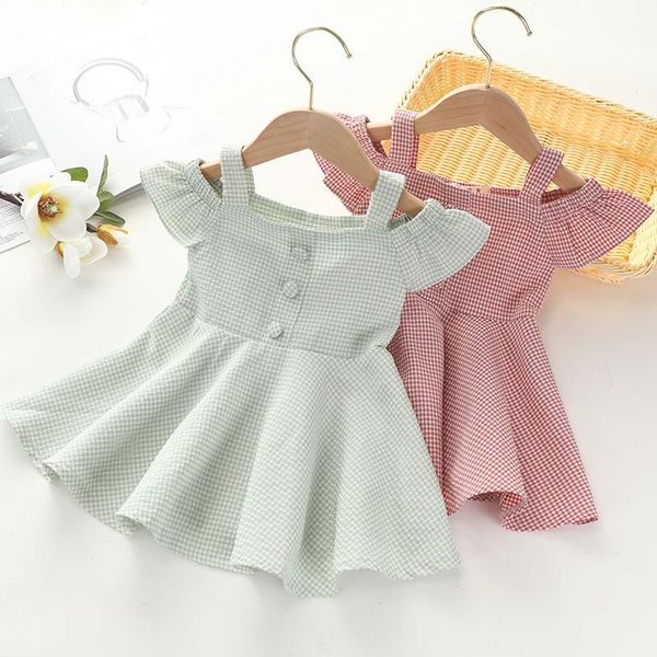 girl's dresses vidmid girls cotton summer dress patchwork for short sleeve kids autumn children plaid clothes p588, Red;yellow
girl's dresses vidmid girls cotton summer dress patchwork for short sleeve kids autumn children plaid clothes p588, Red;yellow