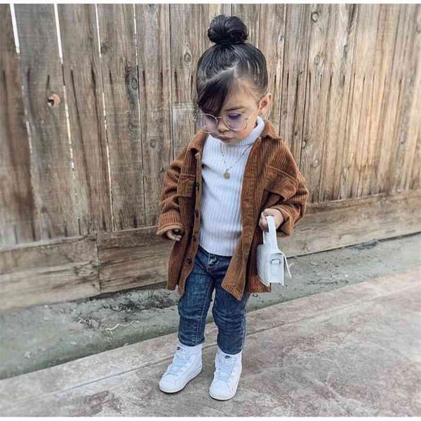 fashion baby girl boy corduroy shirt jacket infant toddler child spring autumn coat outwear clothes 1-8y 210713, White;black
fashion baby girl boy corduroy shirt jacket infant toddler child spring autumn coat outwear clothes 1-8y 210713, White;black