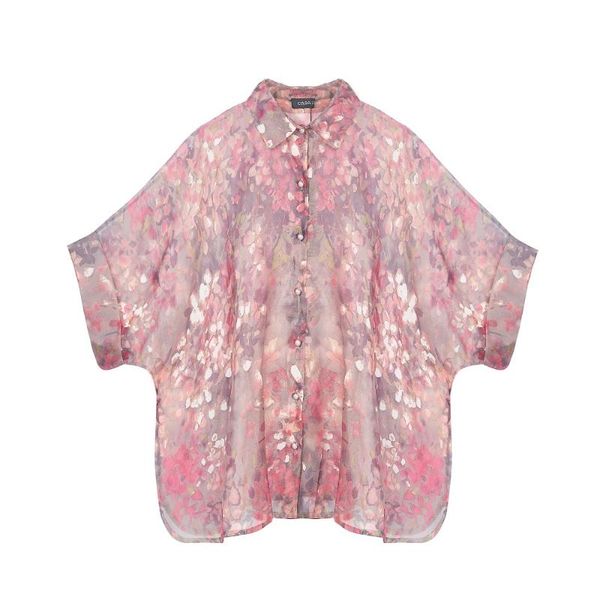 women's blouses & shirts 100% pure silk organza pink shirt women summer blouse with open shoulders casacos feminino autumn, White
women's blouses & shirts 100% pure silk organza pink shirt women summer blouse with open shoulders casacos feminino autumn, White