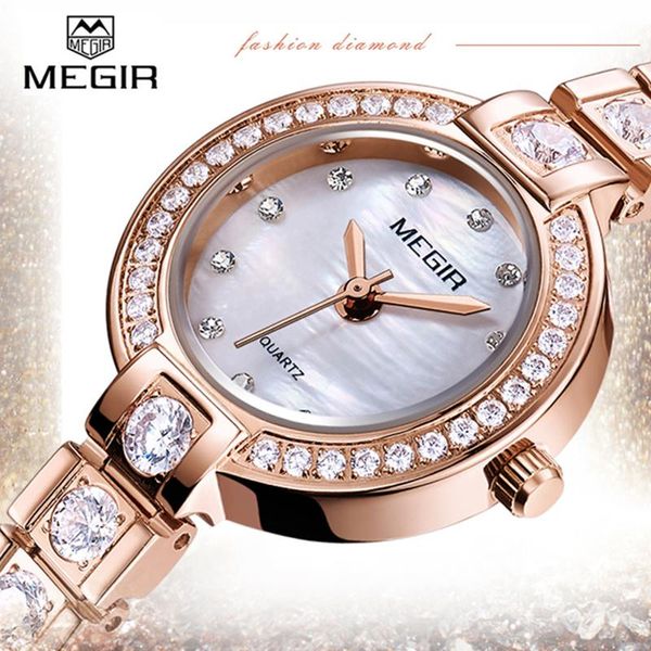 wristwatches megir women's watch rhinestone simple shell dial business female quartz 2021, Slivery;brown
wristwatches megir women's watch rhinestone simple shell dial business female quartz 2021, Slivery;brown