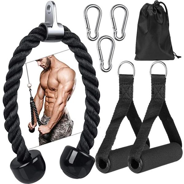resistance bands tricep pull down rope carabiner clips set cable machine attachment handles heavy duty arm strength training home gym exerci
resistance bands tricep pull down rope carabiner clips set cable machine attachment handles heavy duty arm strength training home gym exerci