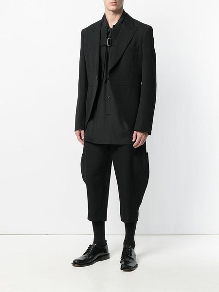 men's pants casual harlan nine point eight small leg irregular geometric three-dimensional, Black
men's pants casual harlan nine point eight small leg irregular geometric three-dimensional, Black