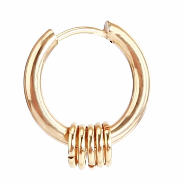 hoop & huggie punk personality men womens stainless steel circle earrings small metal anti-allergic buckle jewelry, Golden;silver
hoop & huggie punk personality men womens stainless steel circle earrings small metal anti-allergic buckle jewelry, Golden;silver