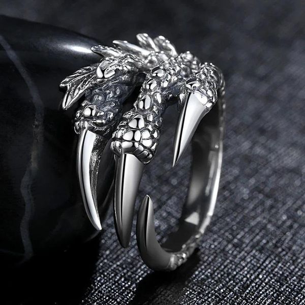 cluster rings blucome fashion retro ring claw domineering antique silver color women's men personality eagle open gifts, Golden;silver
cluster rings blucome fashion retro ring claw domineering antique silver color women's men personality eagle open gifts, Golden;silver