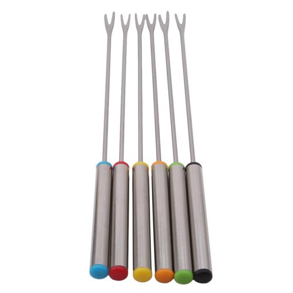 6pcs / set stainless steel chocolate fork cheese pot forks fruit dessert fondue fusion skewer kitchen tools
6pcs / set stainless steel chocolate fork cheese pot forks fruit dessert fondue fusion skewer kitchen tools