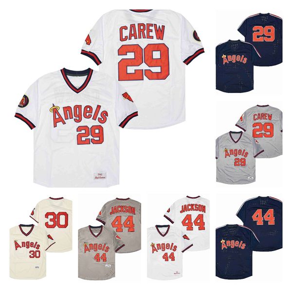 29 rod carew baseball jerseys 44 jackson 1973 1982 1985 vintage home away blue grey white cream pullover stitched jersey, Blue;black
29 rod carew baseball jerseys 44 jackson 1973 1982 1985 vintage home away blue grey white cream pullover stitched jersey, Blue;black
