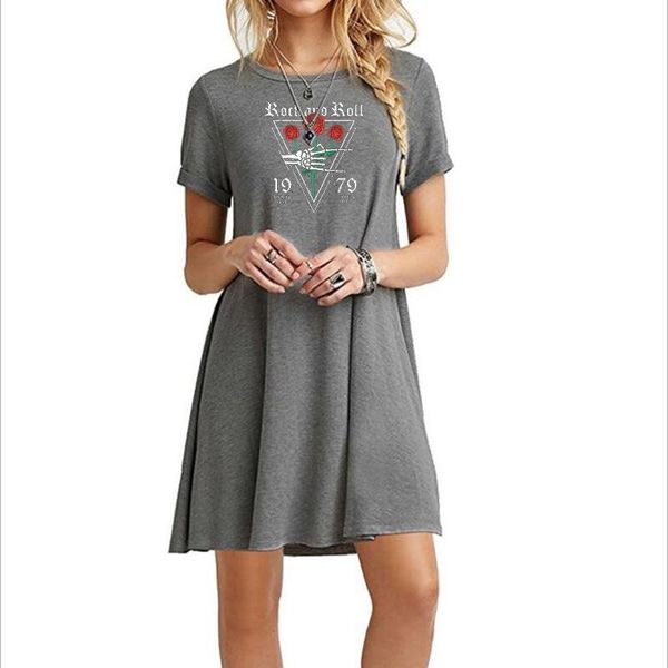 casual dresses summer women's dress 2021 ladies printing comfortable t-shirt fashion loose beach for women, Black;gray
casual dresses summer women's dress 2021 ladies printing comfortable t-shirt fashion loose beach for women, Black;gray