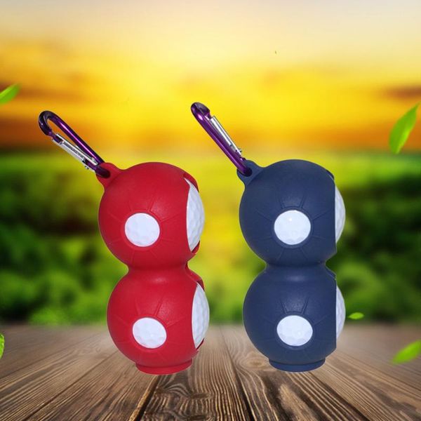 golf training aids silicone holder dual storage protection carrier with hook (random color) 
golf training aids silicone holder dual storage protection carrier with hook (random color)
