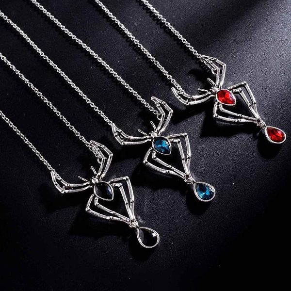 chains alloy plating spider rhinestone clavicle chain halloween cosplay hollow out vintage jewelry necklace, Silver
chains alloy plating spider rhinestone clavicle chain halloween cosplay hollow out vintage jewelry necklace, Silver