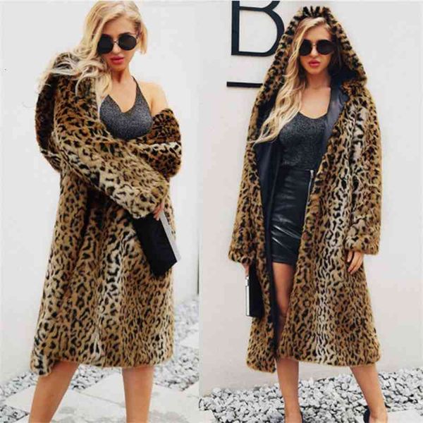 women's wool & blends women leopard jackets with hooded large size s/6xl female elegant fake fur overcoats s/6xl pretty print jack, Black
women's wool & blends women leopard jackets with hooded large size s/6xl female elegant fake fur overcoats s/6xl pretty print jack, Black