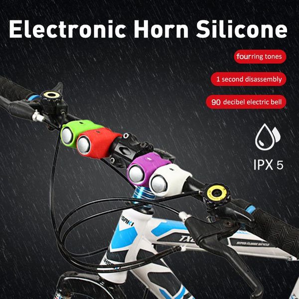 bike horns 5 color electric cycling bell 4 modes 90 db horn mtb handlebar silicone gel shell ring bicycle accessories dropship
bike horns 5 color electric cycling bell 4 modes 90 db horn mtb handlebar silicone gel shell ring bicycle accessories dropship