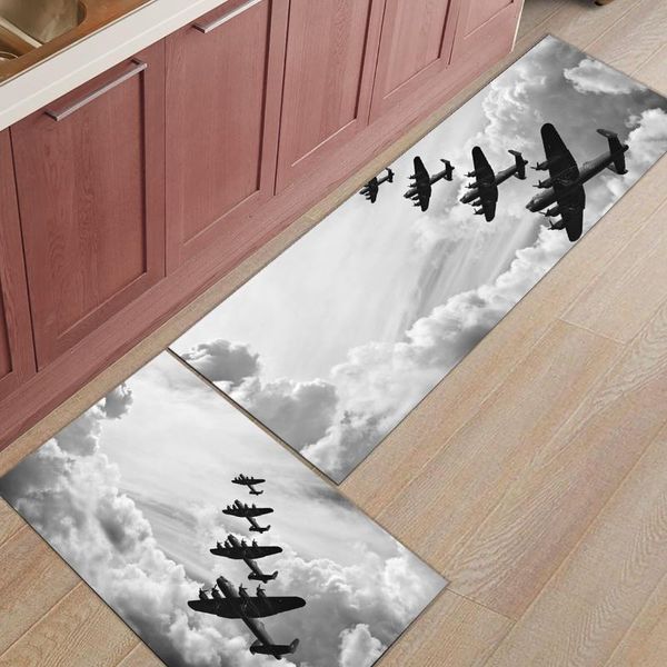 black and white retro clouds airplane kitchen rug bedroom entrance doormat home floor decor carpet bathroom anti-slip carpets
black and white retro clouds airplane kitchen rug bedroom entrance doormat home floor decor carpet bathroom anti-slip carpets
