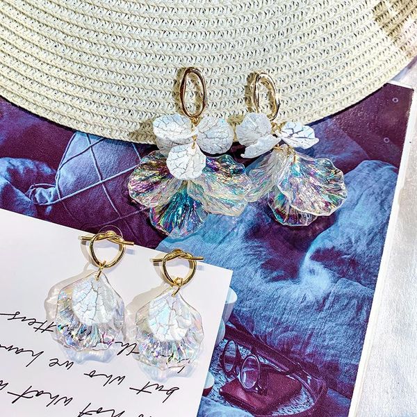 dangle & chandelier design korea jewelry acrylic leaf flower tassel earrings personality metal copper knot holiday resort for women, Silver
dangle & chandelier design korea jewelry acrylic leaf flower tassel earrings personality metal copper knot holiday resort for women, Silver