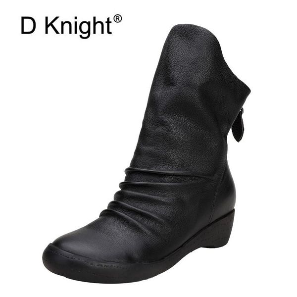 boots 2021 autumn winter genuine leather mid-calf women shoes retro mid-tube female soft sole single lady western boot, Black
boots 2021 autumn winter genuine leather mid-calf women shoes retro mid-tube female soft sole single lady western boot, Black