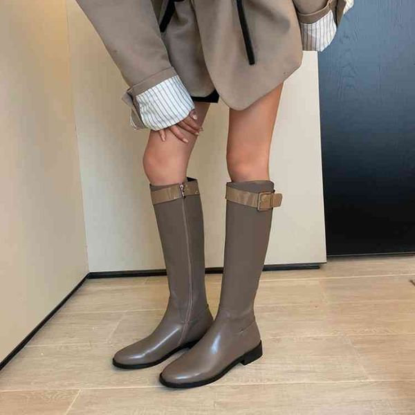 boots knight boots women's autumn and winter knee length low heel flat bottom side zipper belt buckle high barrel 6zmj, Black
boots knight boots women's autumn and winter knee length low heel flat bottom side zipper belt buckle high barrel 6zmj, Black