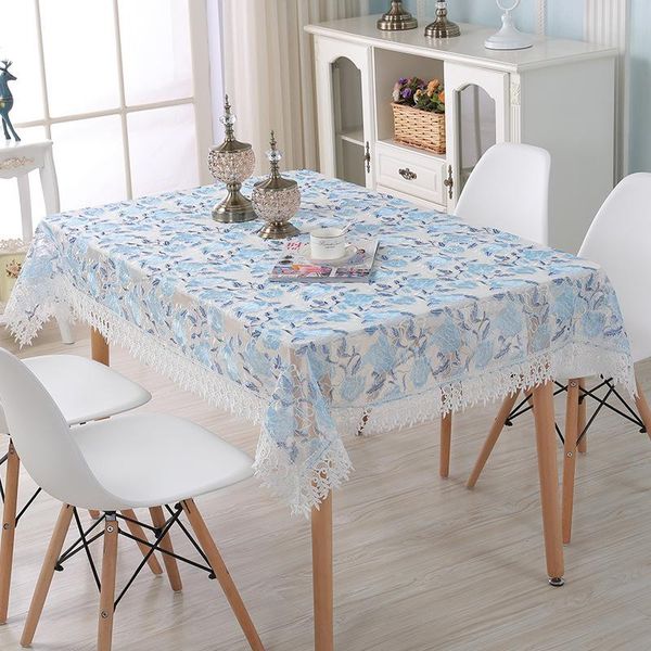 blue pastoral style lace tablecloth festive wedding decoration table cloth jacquard embroidery dining cabinet dust cover
blue pastoral style lace tablecloth festive wedding decoration table cloth jacquard embroidery dining cabinet dust cover