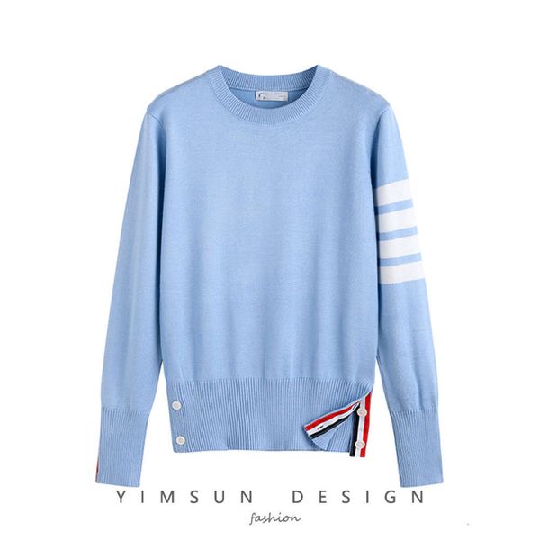 women's sweaters tbb style striped arm yarn dyed pullover round neck sweater in early autumn 6iav, White;black
women's sweaters tbb style striped arm yarn dyed pullover round neck sweater in early autumn 6iav, White;black