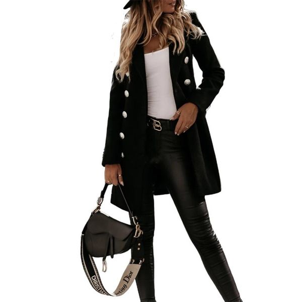 women's jackets women coat stylish long sleeve lapel fashion solid color for shopping daily wear double-breasted woolen casual, Black;brown
women's jackets women coat stylish long sleeve lapel fashion solid color for shopping daily wear double-breasted woolen casual, Black;brown
