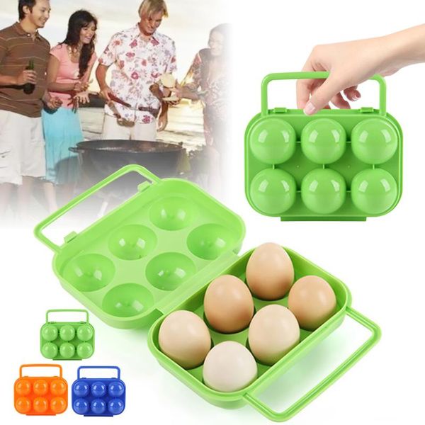 storage bottles & jars 6 grid egg box container portable plastic holder for outdoor camping picnic eggs case kitchen organizer
storage bottles & jars 6 grid egg box container portable plastic holder for outdoor camping picnic eggs case kitchen organizer