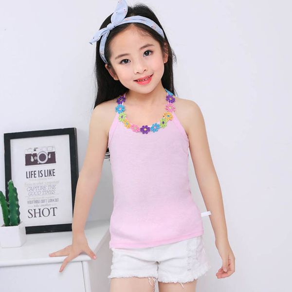 girls tank children summer kids clothes childrens flower cotton vest bottom underwear b6911, Blue
girls tank children summer kids clothes childrens flower cotton vest bottom underwear b6911, Blue