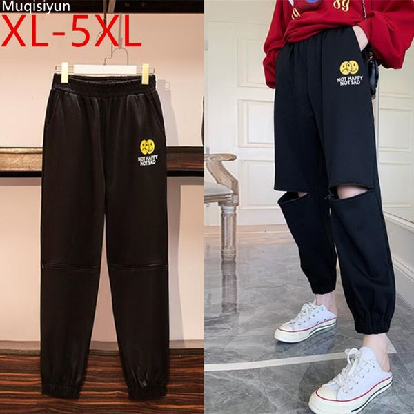 plus size xl-5xl korean style autumn women's knee zipper elastic waist cotton casual pants trousers s018 210428, Black;white
plus size xl-5xl korean style autumn women's knee zipper elastic waist cotton casual pants trousers s018 210428, Black;white