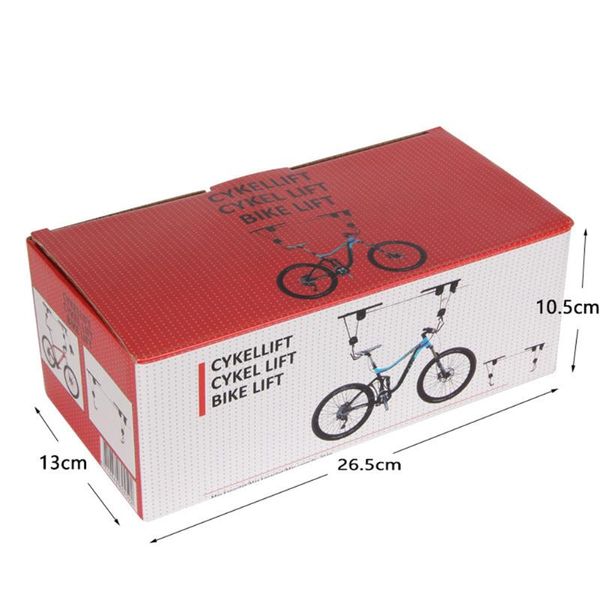 bike lift ceiling mount bicycle hoist storage rack garage mounted hanger pulley space saving dangling 20kg car & truck racks
bike lift ceiling mount bicycle hoist storage rack garage mounted hanger pulley space saving dangling 20kg car & truck racks