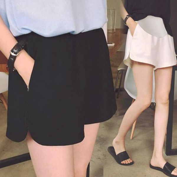 8811# summer thin chiffon maternity shorts side splits wide leg loose belly skirts clothes for pregnant women casual pregnancy bottoms, White
8811# summer thin chiffon maternity shorts side splits wide leg loose belly skirts clothes for pregnant women casual pregnancy bottoms, White