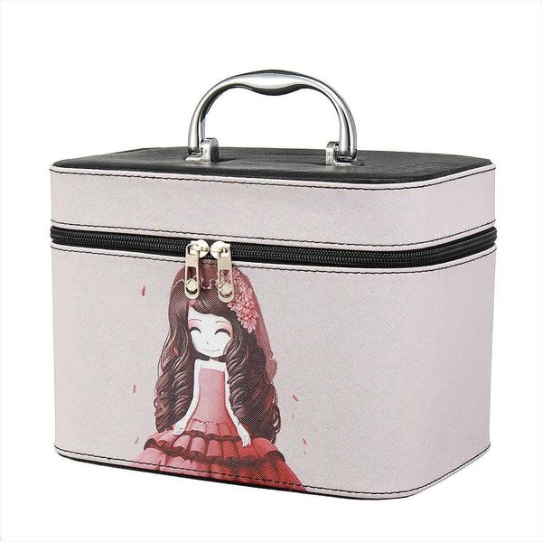 professional large capacity cosmetic pu bags leather makeup box travel organizer for cosmetics fashion toiletry suitcases
professional large capacity cosmetic pu bags leather makeup box travel organizer for cosmetics fashion toiletry suitcases