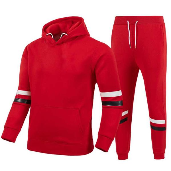 men's tracksuits 2021 youthful vitality winter hoodie suit fashion wool black pants casual jogging sportswear sweatshirt pullov, Gray
men's tracksuits 2021 youthful vitality winter hoodie suit fashion wool black pants casual jogging sportswear sweatshirt pullov, Gray