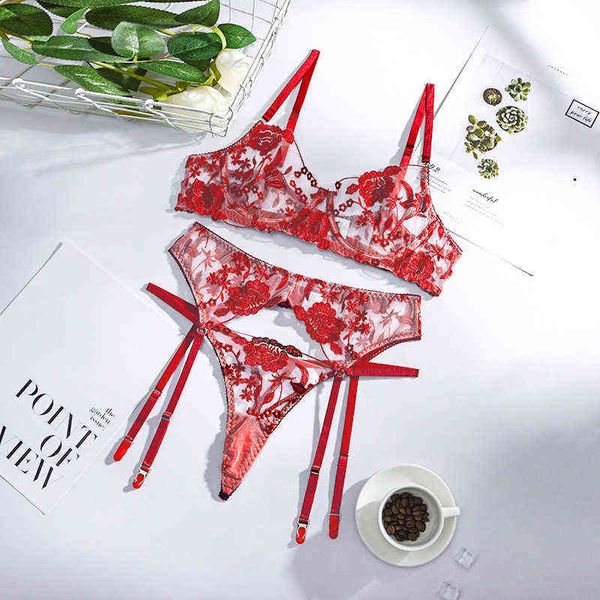 nxy setaduloty' candy color women' lace embroidered lingerie underwire bra thin see-through erotic underwear three-piece set 112, Red;black
nxy setaduloty' candy color women' lace embroidered lingerie underwire bra thin see-through erotic underwear three-piece set 112, Red;black