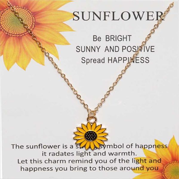 pendant necklaces 2021 sunflower necklace women's girl unique design gold chain jewelry gift wholesale, Silver
pendant necklaces 2021 sunflower necklace women's girl unique design gold chain jewelry gift wholesale, Silver