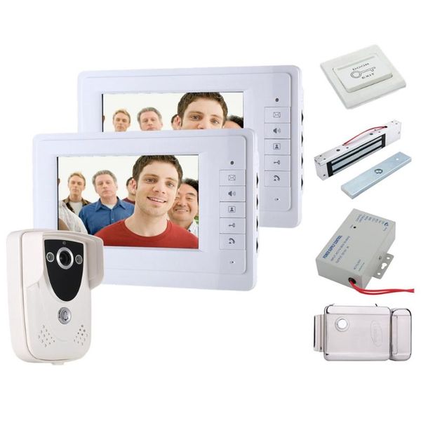 7" inch tft touch screen lcd color video door phone doorbell intercom system night vision doorphone with electric lock-control phones
7" inch tft touch screen lcd color video door phone doorbell intercom system night vision doorphone with electric lock-control phones